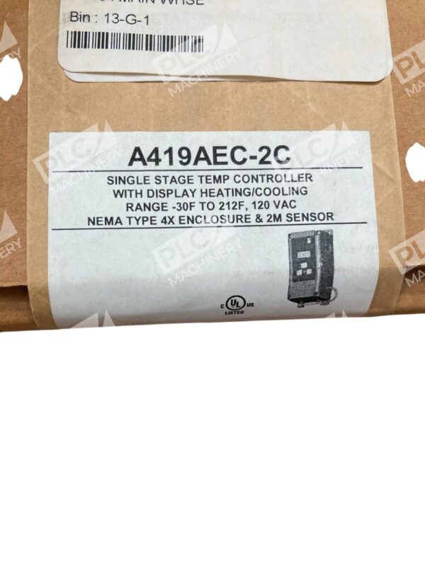 Johnson Controls Penn Single Stage Temperature Controller A419 A419AEC-2C - Image 2