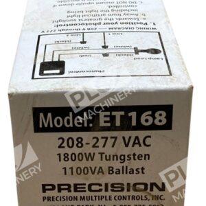 Precision 1800W 1100VA 208-277VAC Photoelectric Switch Raintight ET168