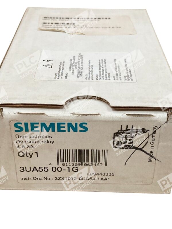 Siemens Overload Relay 4-6.3A 3UA55 00-1G - Image 2