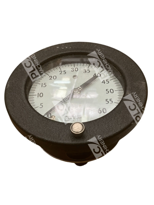 Aschcroft 0-60PSI Bronze Tube Brass Socket Q-4901 Pressure Gauge 250-2362-B
