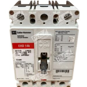 Cutler Hammer 6638C90G87 30A 3 Pole 480VAC EHD 14k Circuit Breaker EHD3030