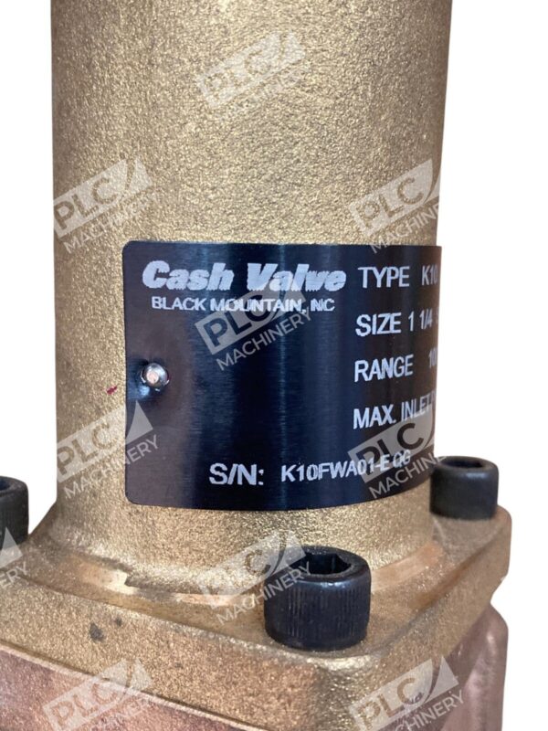 Cash Valve K10FWA01-E QG 1-1/4 200PSI 100-300PSI Type K10 - Image 4