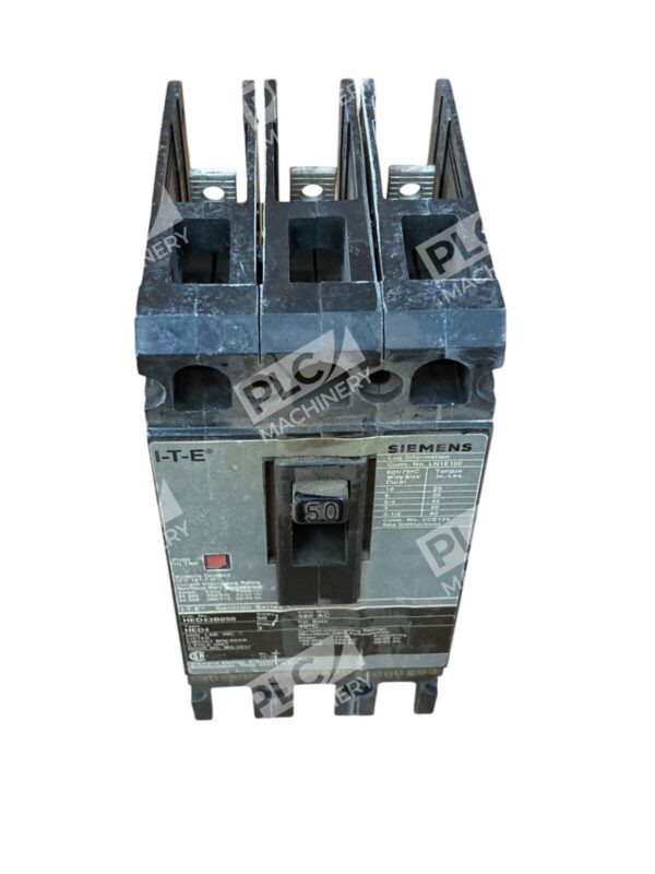 Siemens I-T-E 50A 3 Pole 480VAC Sentron Series Circuit Breaker HED43B050 - Image 4