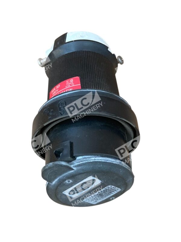 Hubbell 20A 480V Safety-Shroud Twist-Lock Watertight Plug HBL2431SW - Image 4