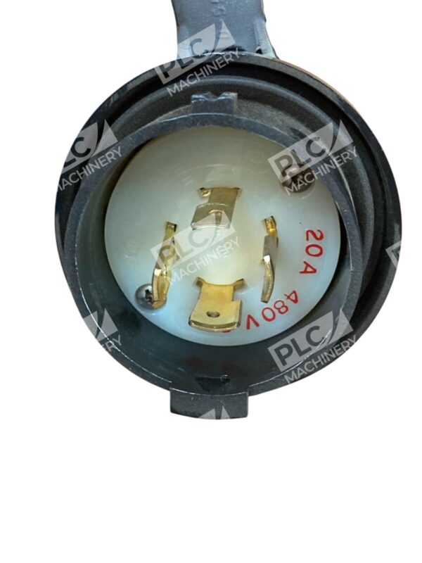 Hubbell 20A 480V Safety-Shroud Twist-Lock Watertight Plug HBL2431SW - Image 5