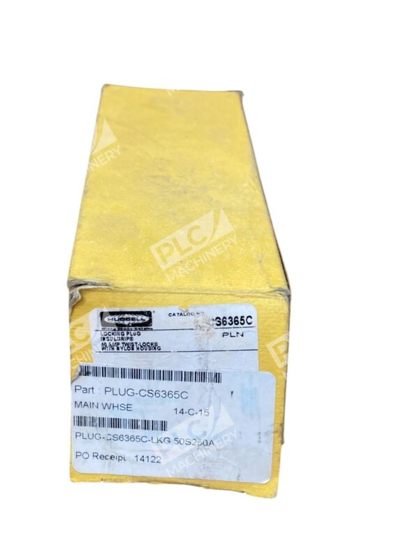 Hubbell 50A Twist-Lock Nylon Housing Locking Plug CS6365C