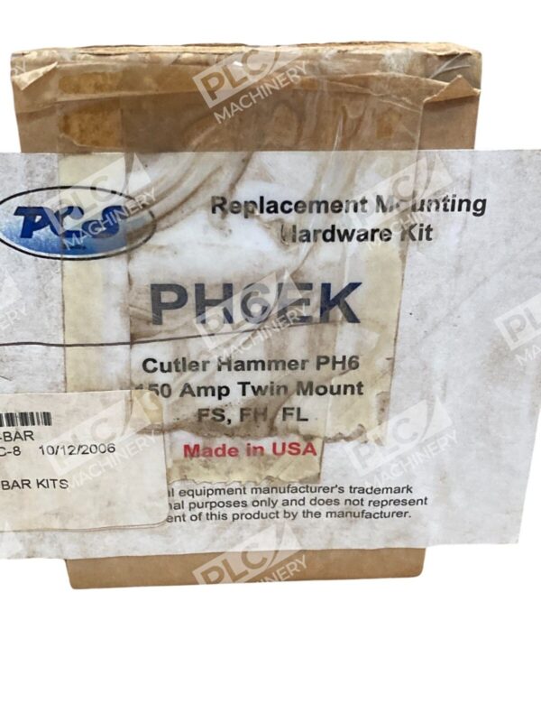 Cutler Hammer PCS PH6 50A Twin Mount Replacement Mounting Hardware Kit PH6EK - Image 2