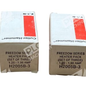 Eaton Cutler Hammer 1.20-1.96A Heater Pack Set Of Three H2005B-3 (lot of 2)