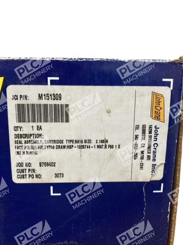 John Crane Inc 5610 2.165" Cartridge Seal Assembly M151309 - Image 3