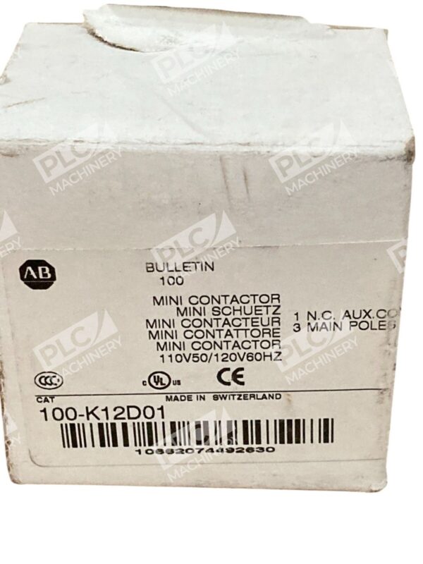 Allen Bradley AB Bulletin 100 3 Pole Mini Contactor 100-K12D01 - Image 2