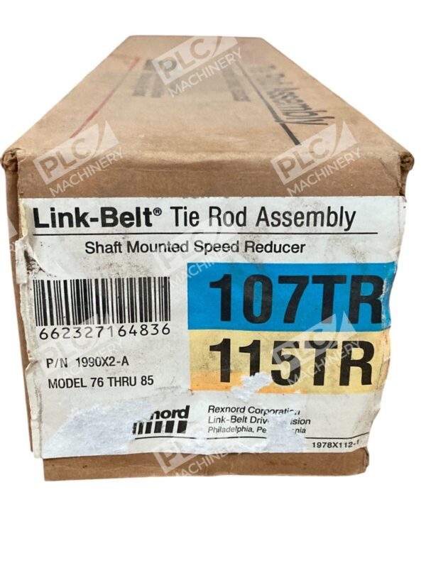 Rexnord 107TR 115TR Link-Belt Tie Rod Assy Shaft Mounted Speed Reducer 1990X2-A