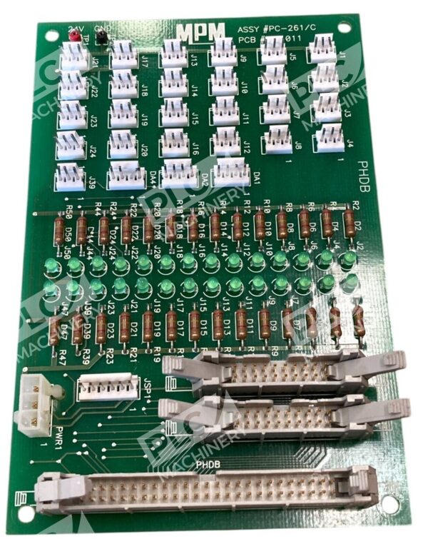 MPM PHDB PCB PW-011 PC-261 Rev E 0124006C Circuit Board PC-261/C