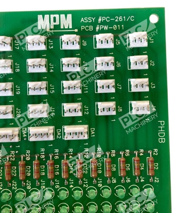 MPM PHDB PCB PW-011 PC-261 Rev E 0124006C Circuit Board PC-261/C - Image 2