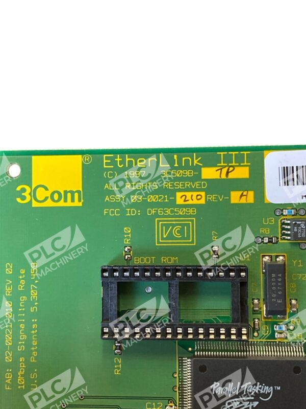 3Com 02-0021-010 Rev02 3C509B-TP EtherLink III Network Adapter 03-0021-210 Rev A - Image 4