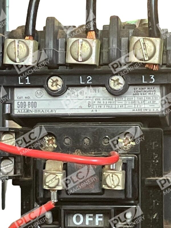 Allen Bradley 513-BABD-41 /E Comb Starter Circuit Breaker 10HP 125A 509-B0D /B - Image 8