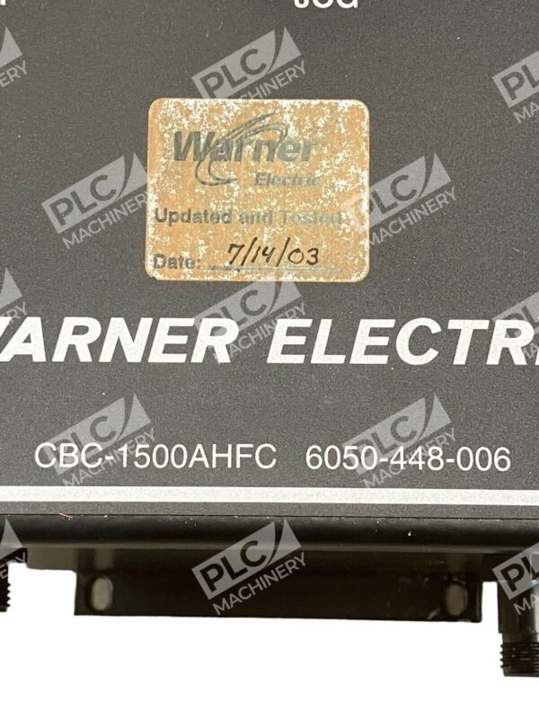 Warner Electric CBC-1500 AHFC Clutch Brake Control System 6050-448-006 - Image 4
