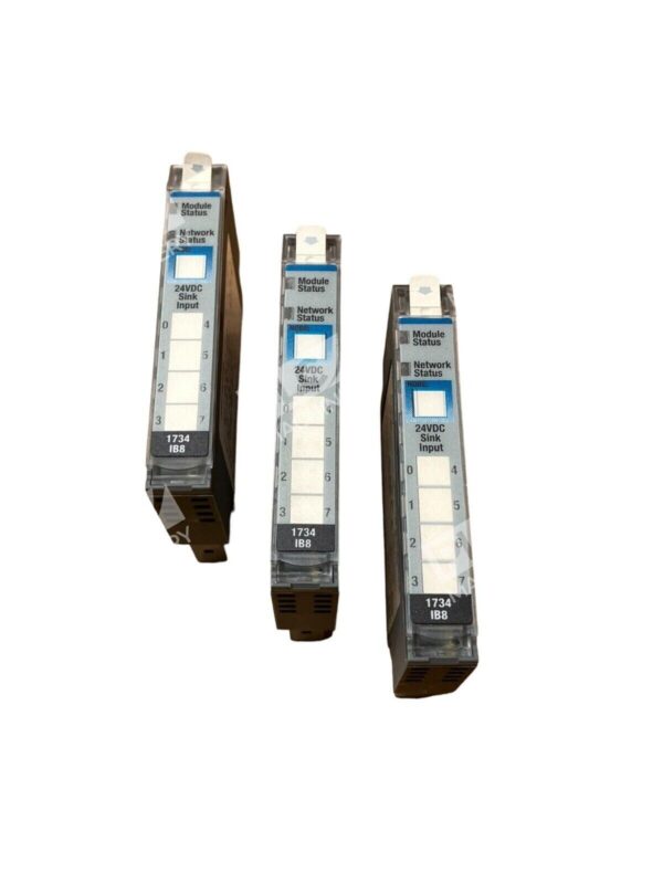 Allen Bradley 1734-IB8 /D 24VDC Sink Input Module (lot of 3)