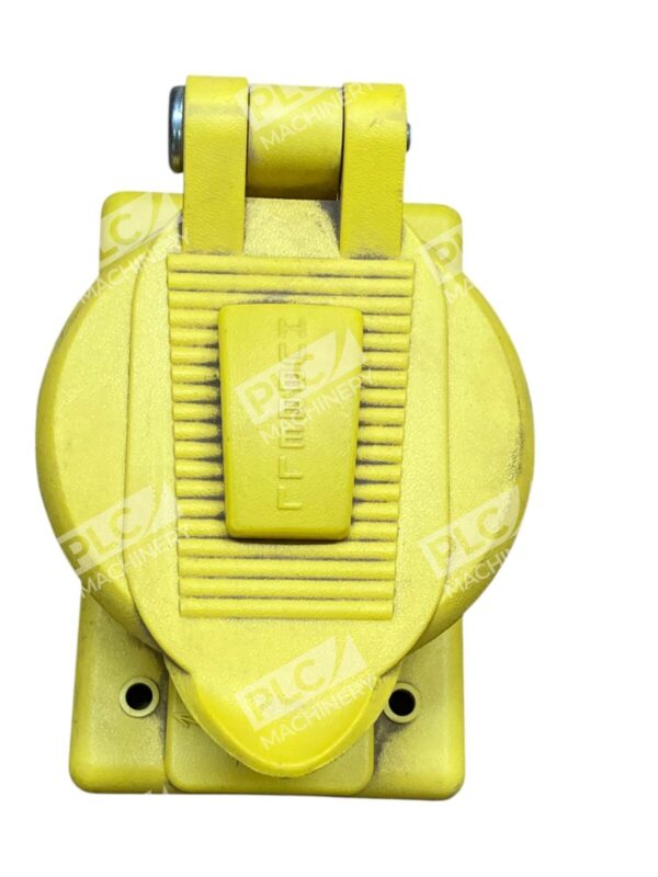 Hubbell Cover HBL77CM74WO Yellow Plastic Cover Plate P-5259 (lot of 2) - Image 3
