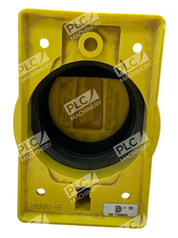 Hubbell Cover HBL77CM74WO Yellow Plastic Cover Plate P-5259 (lot of 2) - Image 4