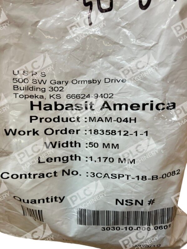 Habasit America MAM-04H 50MMx1170MM Conveyor Belt - Image 2