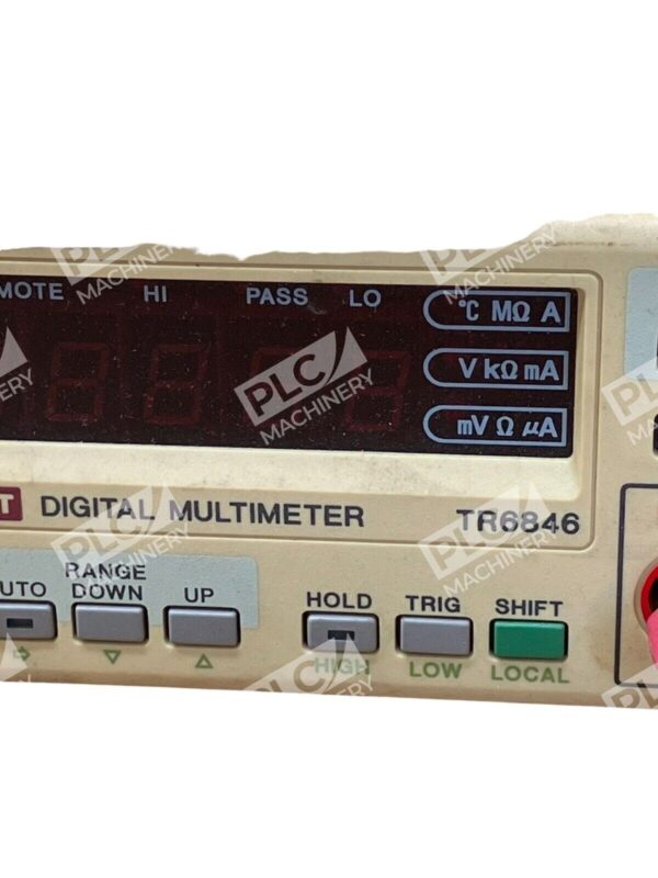Advantest TR6846 Digital Multimeter TR13009 Digital Comparator Unit - Image 2