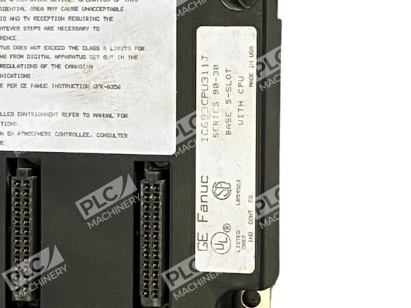Fanuc GE Programmable Controller Base 10-Slot W/CPU IC693CPU321K - Image 6