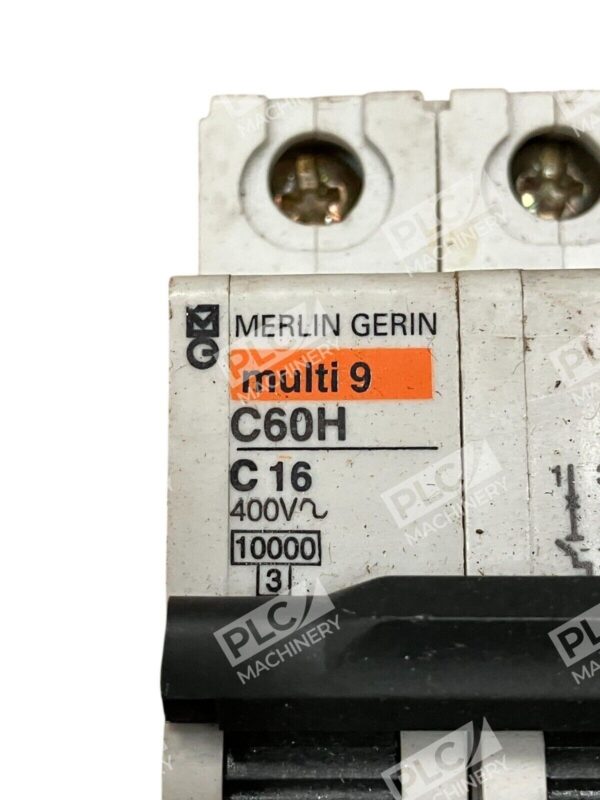Merlin Gerin Multi9 6F1 3 Pole 16A Circuit Breaker C60H-C16 - Image 2