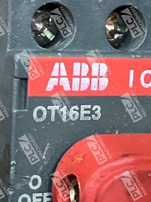 ABB 3 Pole 16A Load Break Switch OT16E3 - Image 2