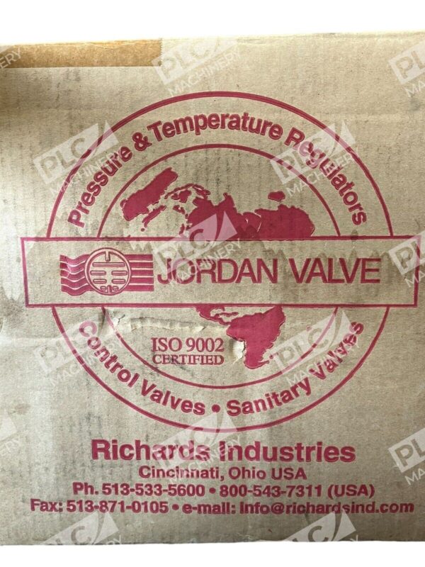 Jordan Valve 53-19 Sliding Gate Valves Size 1 300PSI 385MaxPSI - Image 3