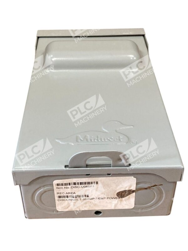 Midwest 60A 240VAC 1 Phase 10HP Fusible Disconnect Switch U065F1