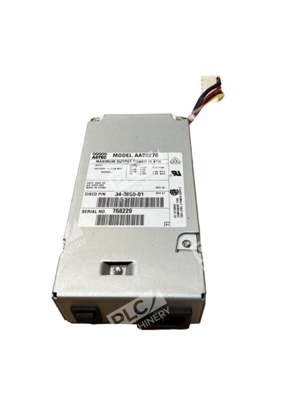Astec AA20270 Power Supply Maximum Output Power Is 47W Cisco 34-0850-01