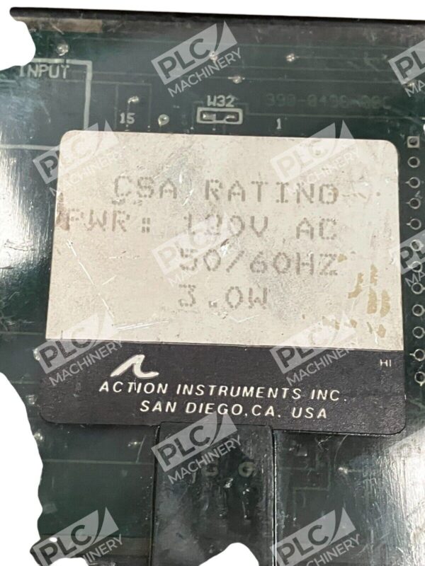 Action Instruments E99775 120VAC 50/60Hz 3W CSA Ratio Relay LR42272 - Image 2