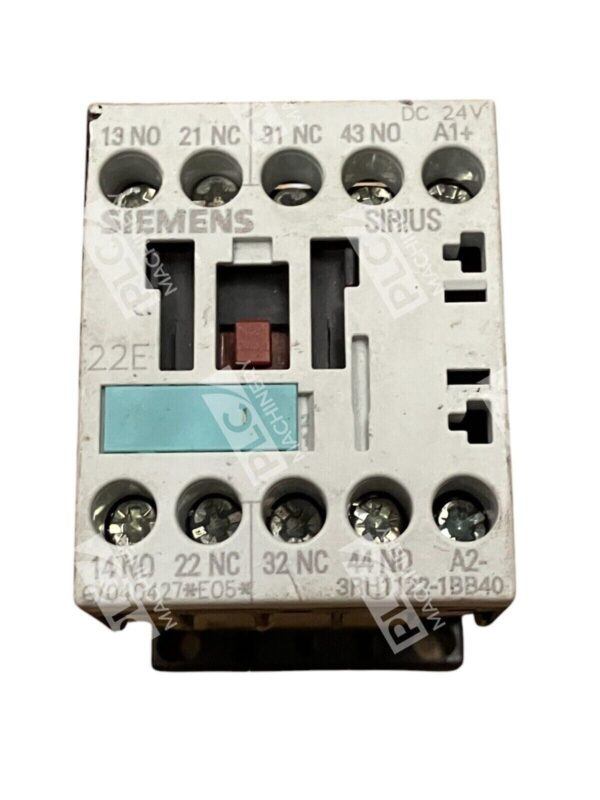Siemens 22E Sirius G/040427*E05* Contactor 3RH1122-1BB40