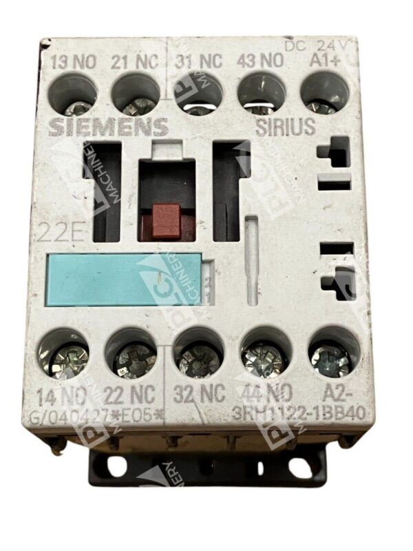 Siemens 22E Sirius G/040427*E05* Contactor 3RH1122-1BB40 - Image 2