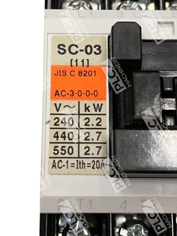 Fuji Electric FA FE SC11AA 20A Contactor SC-03 - Image 2