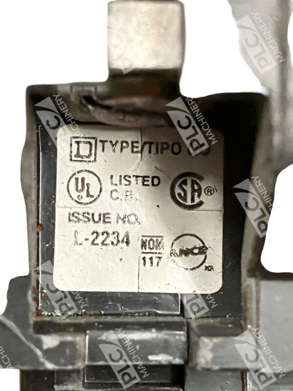 Square D 3 Pole 10kA 240V Plug In Circuit Breaker QO350 - Image 3