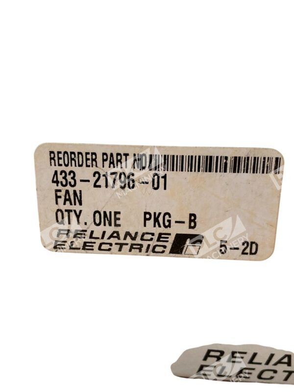 Reliance Electric PKG-B Fan Blade 433-21796-01 - Image 2
