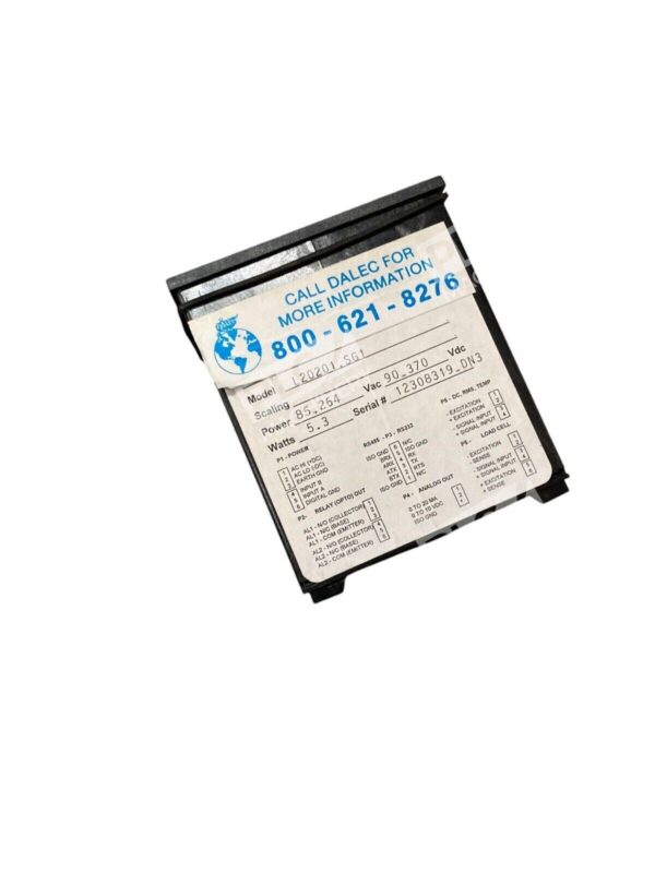 Dalec Electronics Panel Meter 5.3W 90-370VDC 85.264Power L20201 SG1 - Image 2