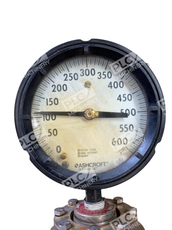 Ashcroft Duragauge 600PSI w/ Instrument & Specialty Type 107 316 SS - Image 2