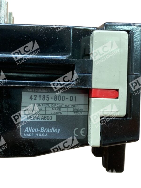 Allen Bradley AB Bulletin 592 3 Pole Overload Relay 42185-800-01 - Image 8