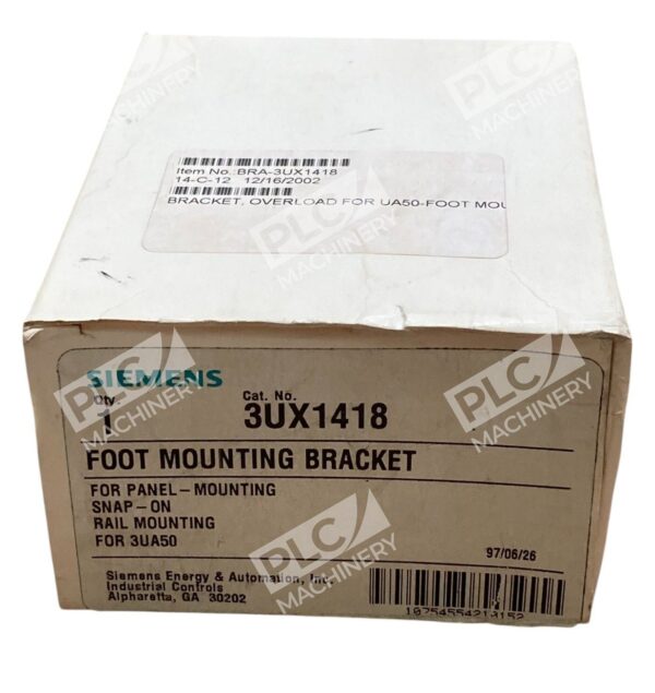 Siemens Foot Mounting Bracket 3UX1418