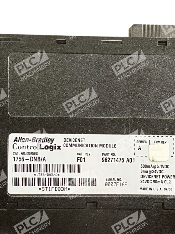Allen Bradley ControlLogix Devicenet Communication Module 1756-DNB /A - Image 3