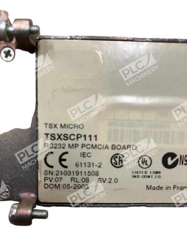 Schneider Electric TSXSCP111 RS232 MP PCMCIA Board TSX Micro - Image 2
