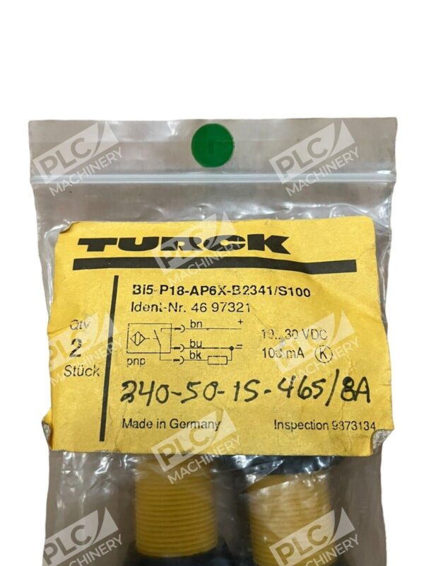 Turck Bi5-P18-AP6X-B2341/S100 Embeddable Inductive Sensor (Container of 2) - Image 2