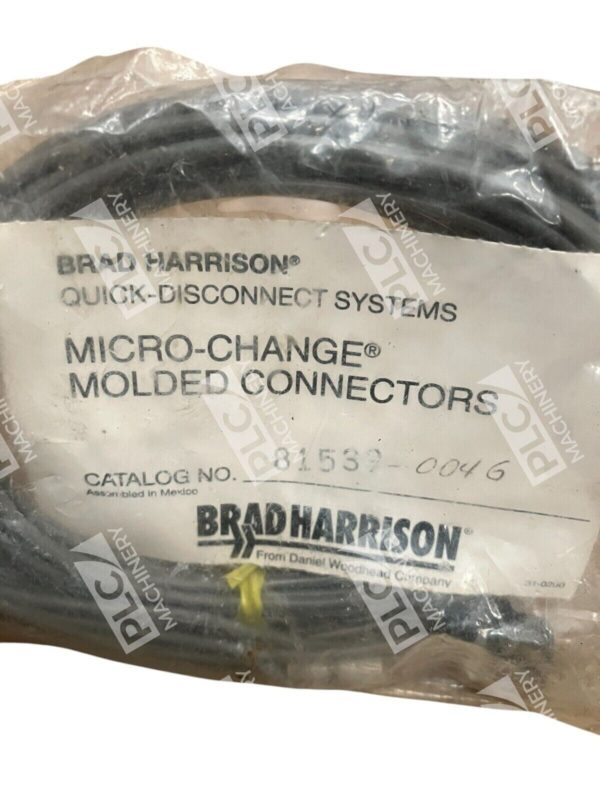 Brad Harrison Micro-Change 4P/4W F/FR M12 1/4" 1.5 Molded Connectors 81539-004G - Image 2
