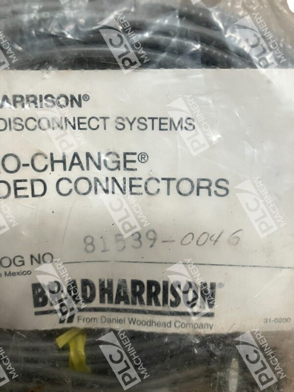 Brad Harrison Micro-Change 4P/4W F/FR M12 1/4" 1.5 Molded Connectors 81539-004G - Image 3