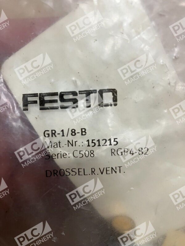 Feso 151215 RGP4-82 C508 Flow Control Valve GR-1/8-B - Image 2