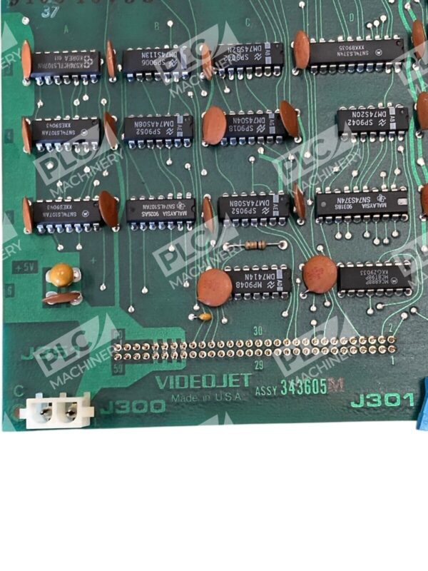 Videojet 343609-J J350 J351 J300 PCB Circuit Board 343605 - Image 3