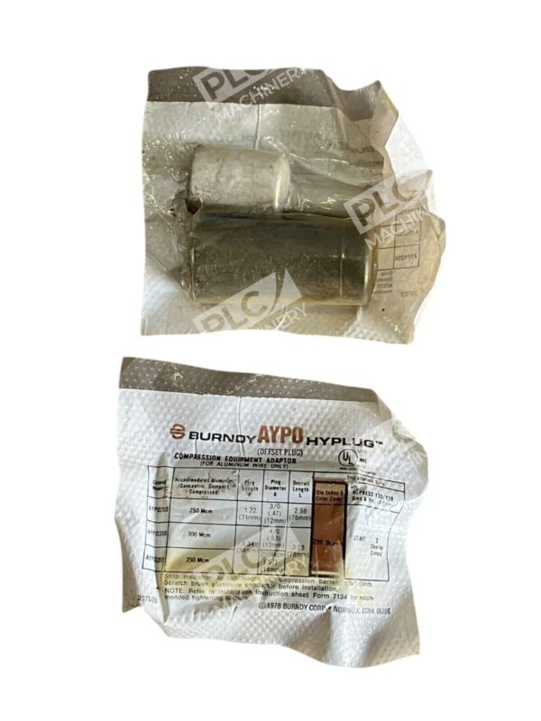 Burndy Hyplug AYP0250 AYP0300 AYP0350 Offset Plug AYP0 (lot of 2)