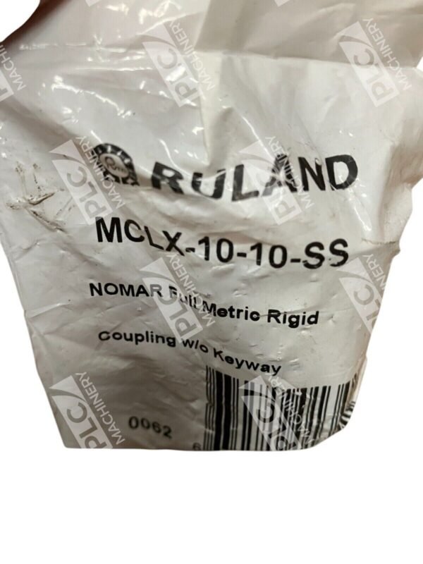 Ruland NOMAR Full Metric Rigid Coupling w/o Keyway MCLX-10-10-SS - Image 3